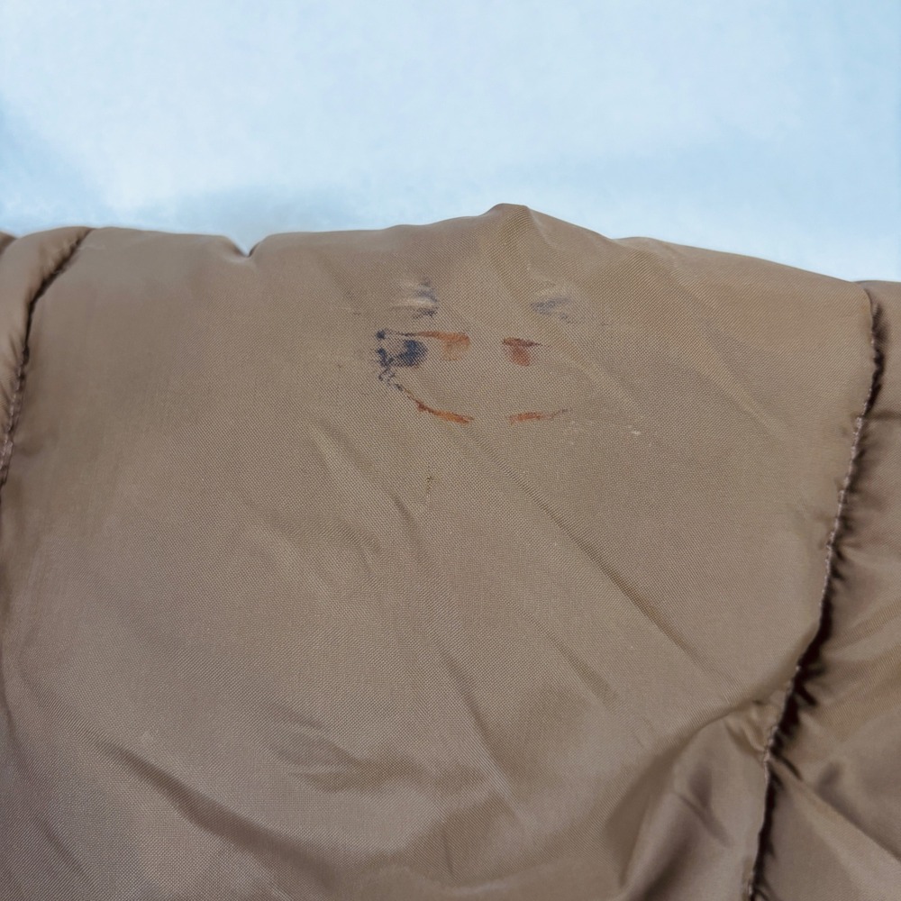 Walls Blizzard-Pruf Vintage 70s Puffer Jacket Faux Fur Collar Brown Medium Reg - Picture 9 of 9